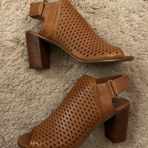 Steve Madden Nimbble Perforated Block Heel Sandals